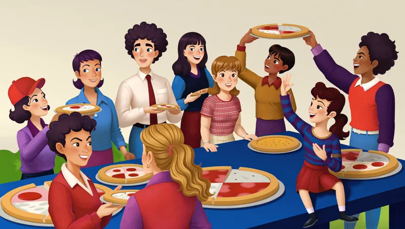 Fraction Pizza Party