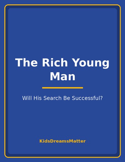 The Rich Young Man: Will His Search Be Successful? book cover